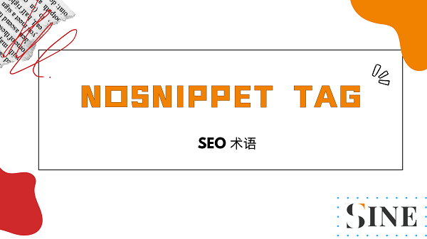 Nosnippet Tag